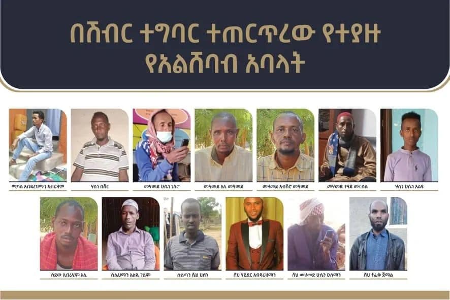 حكومة إثيوبيا تعلن احباط مخطط لشن هجمات إرهابية لحركة الشباب بأديس أبابا ومناطق أخرى